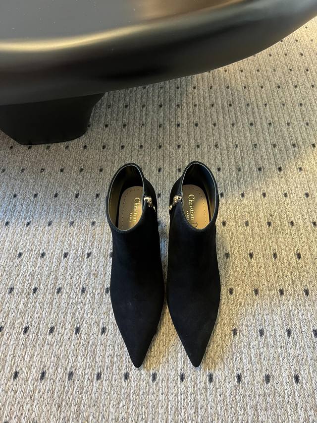 Top version Dior 25 Early Spring Tribales series kitten heel pointed toe shoes