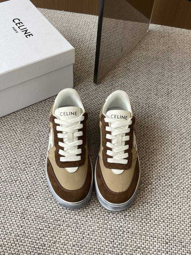Celine Celine dirty shoes 25Ss latest Runner Cr-03 series lace-up casual sports