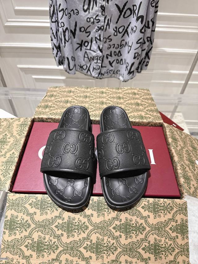 Factory Gucci 25S latest slippers, a must-have item for summer, classic and dur