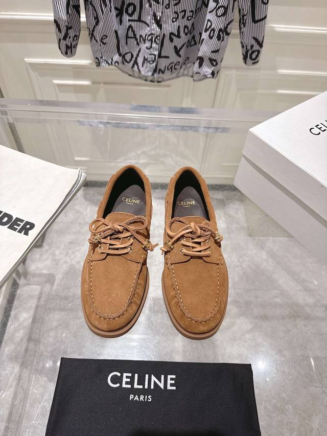 Factory Celine 2025 New Old Money Style Boat Shoes The Celine Bateau is a class