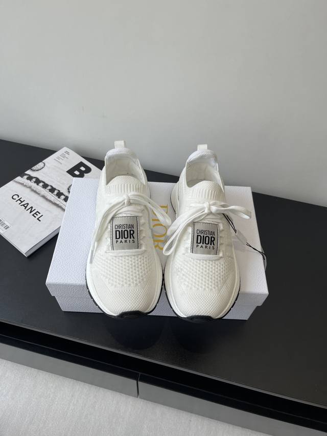 Dior 25Ss new lace-up college style casual fashion sports shoes for couples Orig