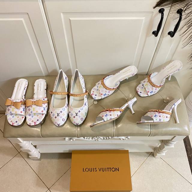 factory price P, Louis Vuitton new slippers, top quality, classic old flower sur