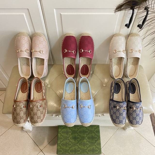 factory price P, Gucci new style fisherman shoes, brand classic canvas surface,