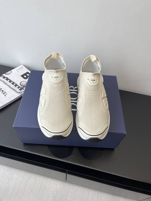Dior B30 series Countdown flying woven men's casual sports shoes Stylish and spo