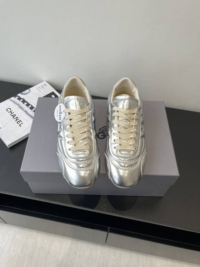 Female and MaleHogan 25Ss Spring and Summer New Retro Casual Forrest Gump Shoes