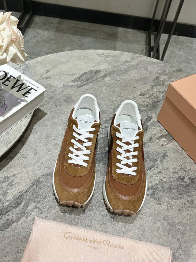 Gianvitorossi 25Ss new couple retro casual Gump shoes One of the best sports sho