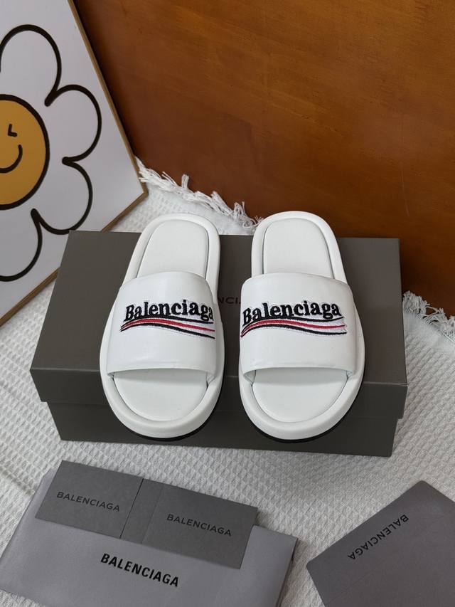 Factory Price P Balenciaga Ss New Balenciaga new couple thick-soled slippers to