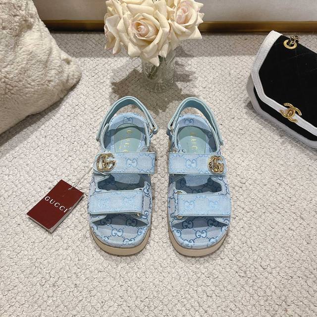 Factory Price Pp: New Gg sandals, Gg monogram fabric is ingeniously crafted, sh