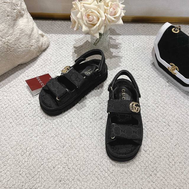 Factory Price Pp: New Gg sandals, Gg monogram fabric is ingeniously crafted, sh