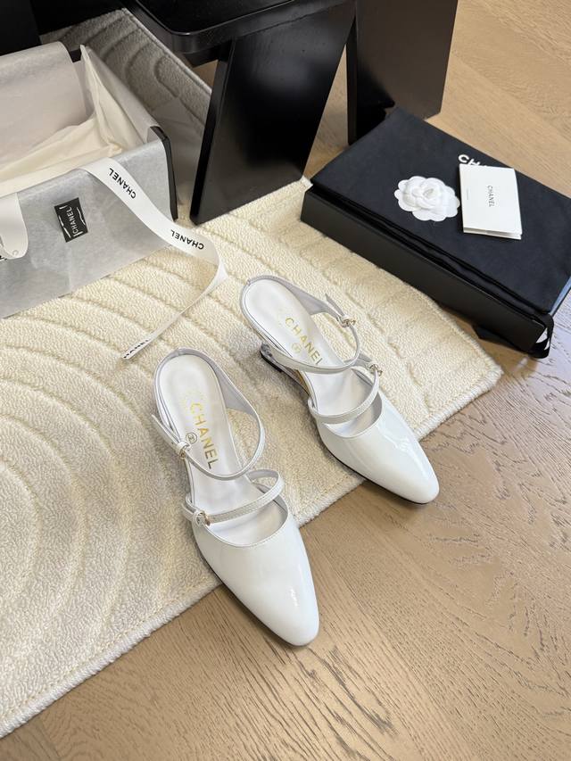 Chanel 25C new wedge sandal series one-strap sandal series upper cowhide lining