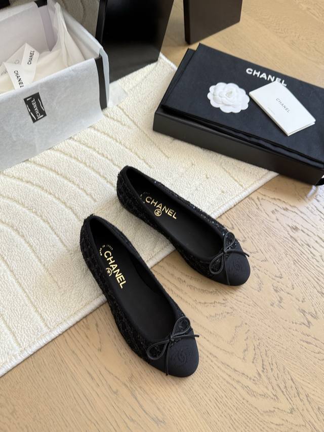 Chanel 25C new ballet shoes Top version! Classic version~ Comfortable to the fee