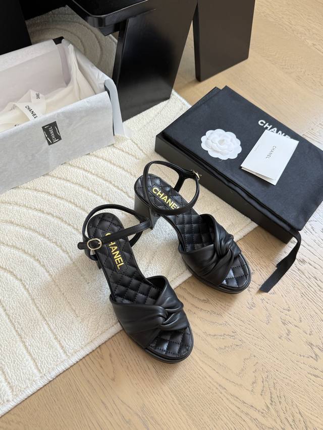 Chanel 25S new fish high heel sandal series Classic fish mouth high heel design