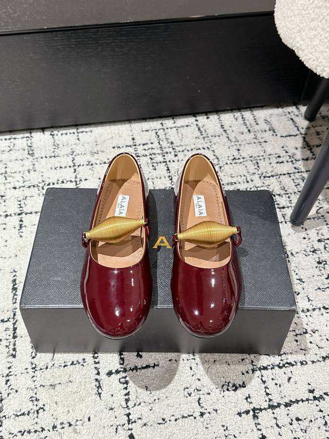 Alaia 25 Aw New Arrival Alaia Personalized Spring Hardware Buckle Mary Jane Shoe