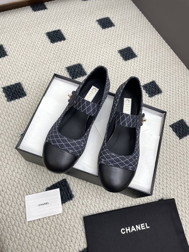 Chanel Chanel 25Ss new flat-soled Mary Jane shoes Many celebrities and internet