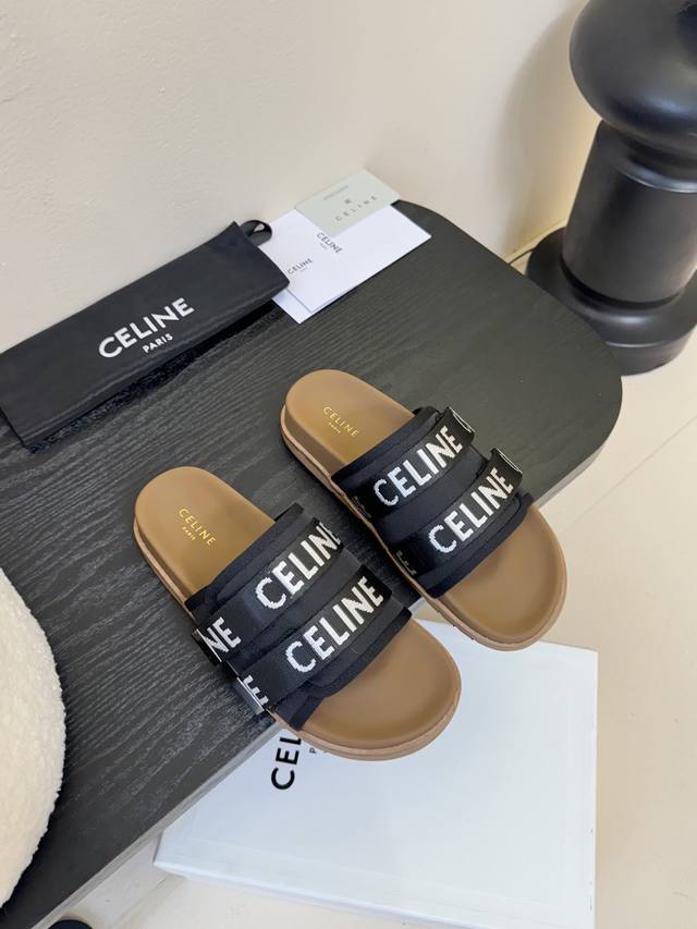 Celine Celine's new spring and summer Arc de Triomphe retro Roman sandals and sl