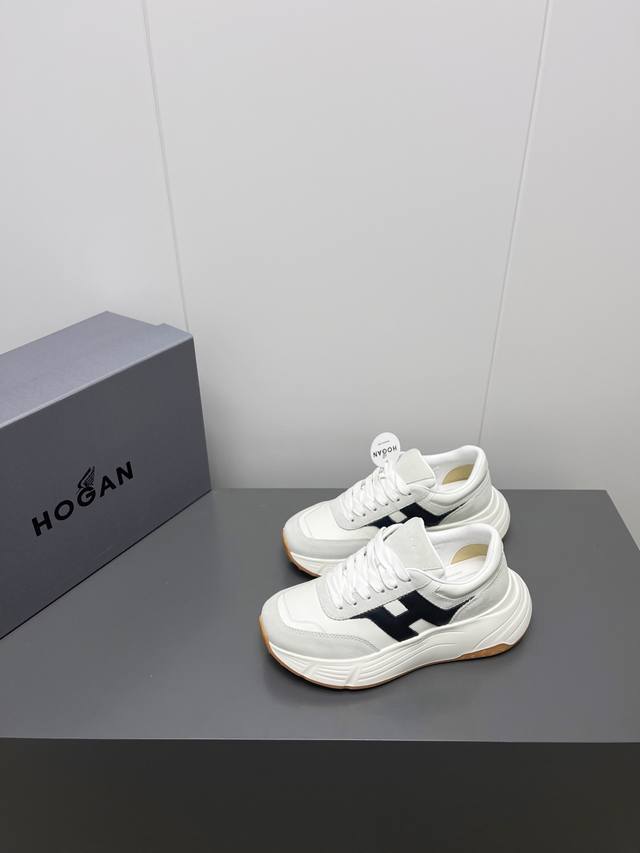 Factory Men 10 Hogan 2025 Spring and Summer Latest Sports Shoes Couple Thick-so