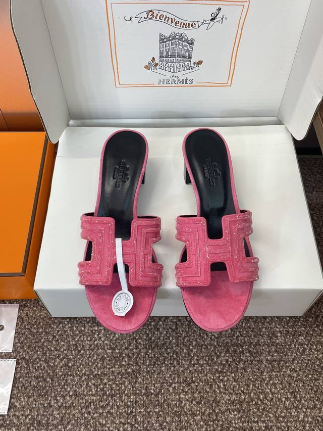 Factory P price P Hermes Hermes H slippers Fashionable and versatile Super comfo