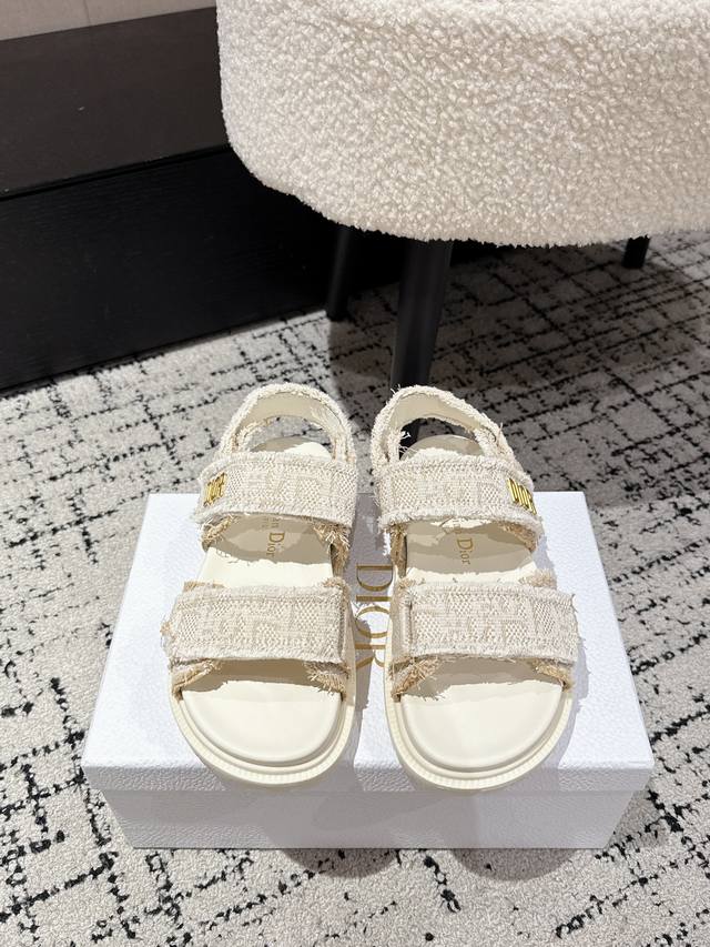 Purchasing-level Dior 25 Dioract flat open-toe one-strap sandals Compared to Cha