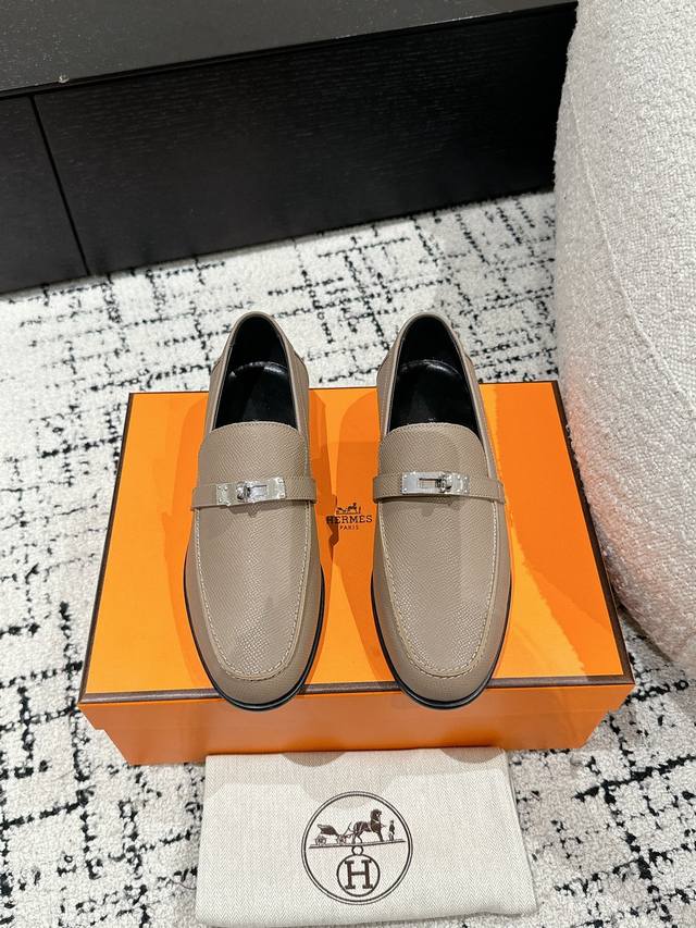 Top version Hermes 25 latest classic Kelly buckle loafers are undoubtedly the le