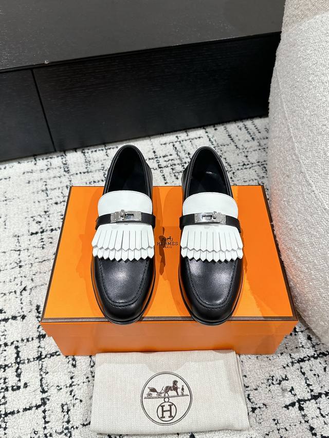 Top version Hermes 25 latest classic Kelly buckle loafers are undoubtedly the le