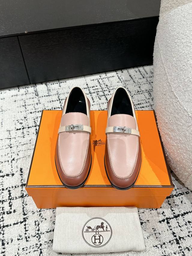 Top version Hermes 25 latest classic Kelly buckle loafers are undoubtedly the le