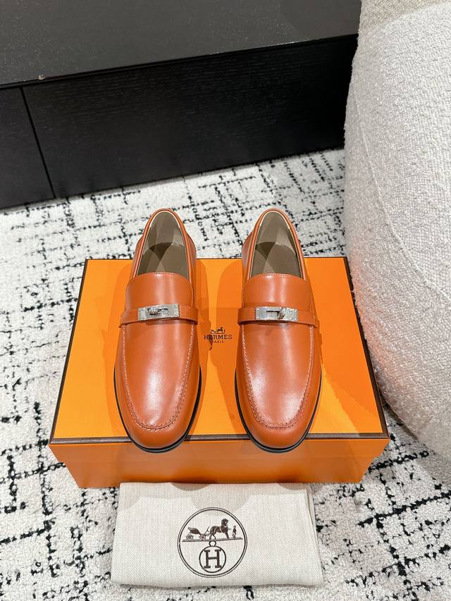 Top version Hermes 25 latest classic Kelly buckle loafers are undoubtedly the le