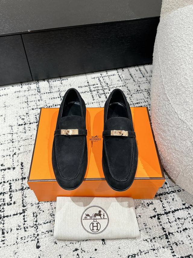 Top version Hermes 25 latest classic Kelly buckle loafers are undoubtedly the le