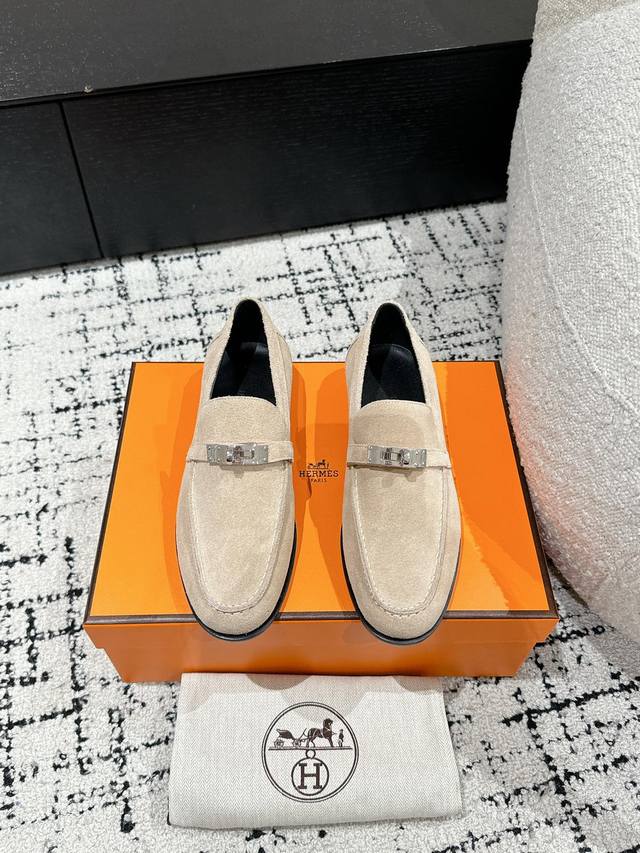 Top version Hermes 25 latest classic Kelly buckle loafers are undoubtedly the le
