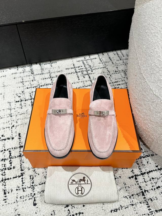 Top version Hermes 25 latest classic Kelly buckle loafers are undoubtedly the le