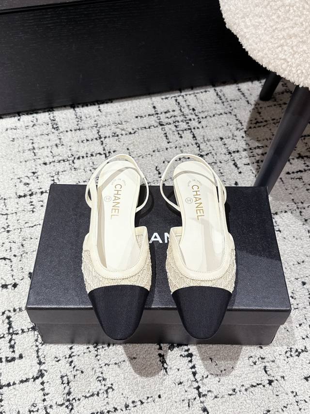 Chanel 25Ss classic ballet woven single shoes new color Original 1:1 cut Chanel