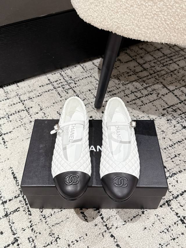 Chanel 25 Ss Chanel early spring hit woven Mary Jane single sandals A must-have