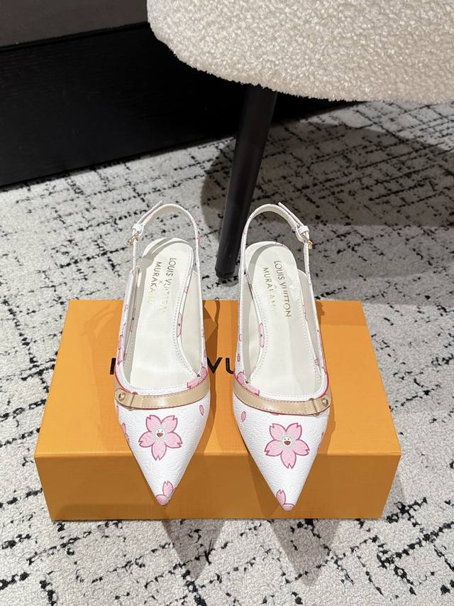 Takashi Murakami X Louis Vuitton Lily Cherry Heel Pointed Sandals It is hard not