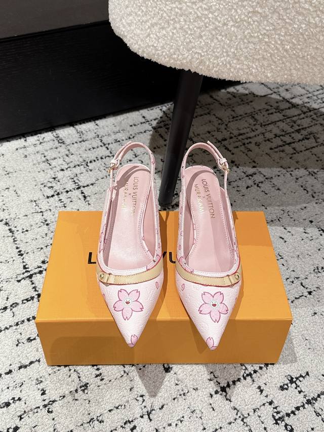 Takashi Murakami X Louis Vuitton Lily Cherry Heel Pointed Sandals It is hard not