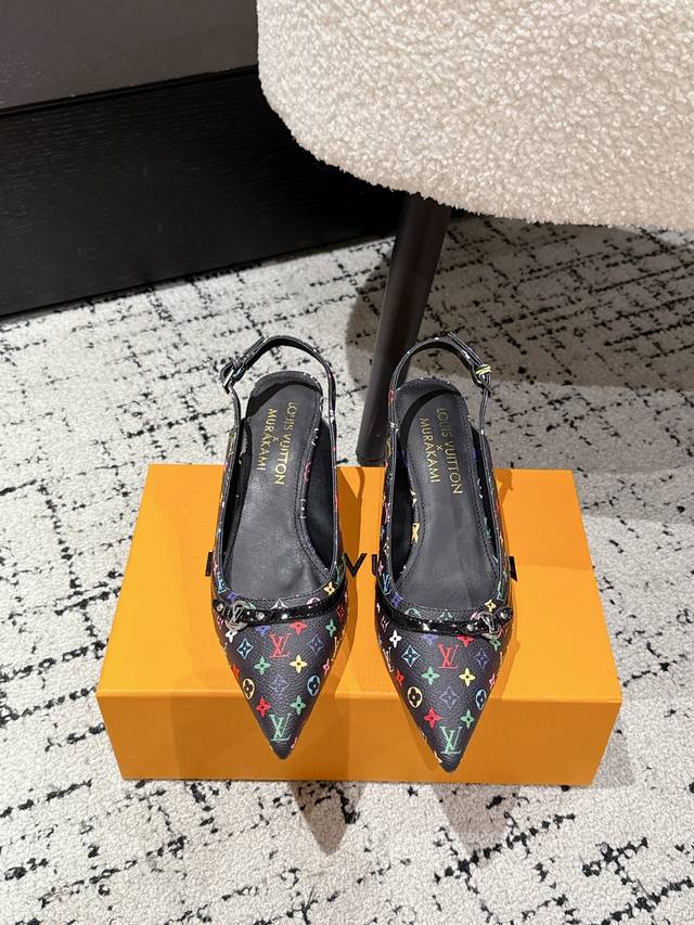 Takashi Murakami X Louis Vuitton Lily Cherry Heel Pointed Sandals It is hard not