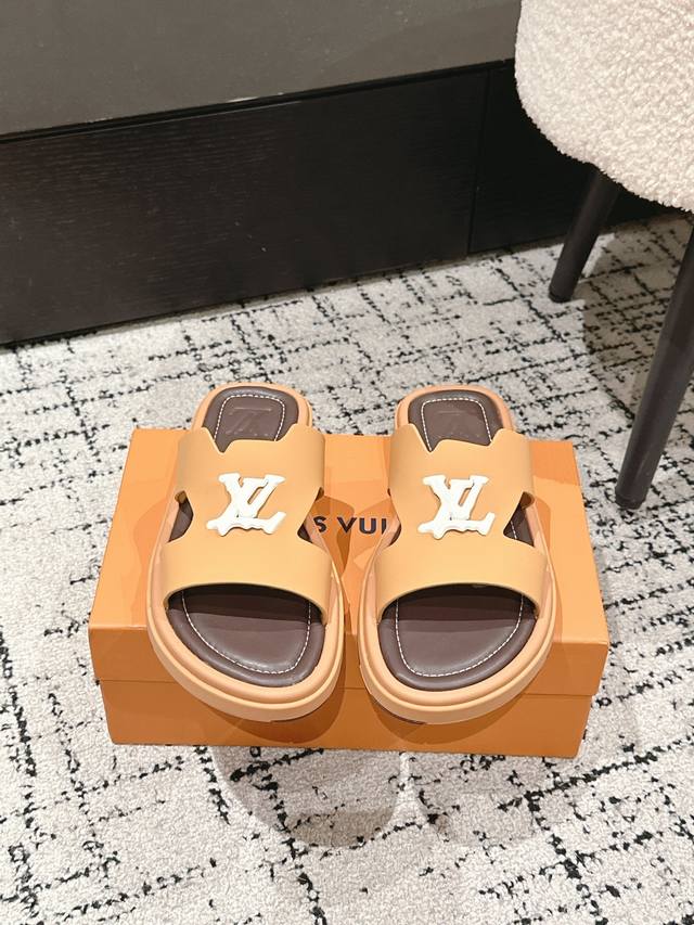 Top versionLv Louis Vuitton 25 latest Oasis series thick-soled sandalsOriginal p