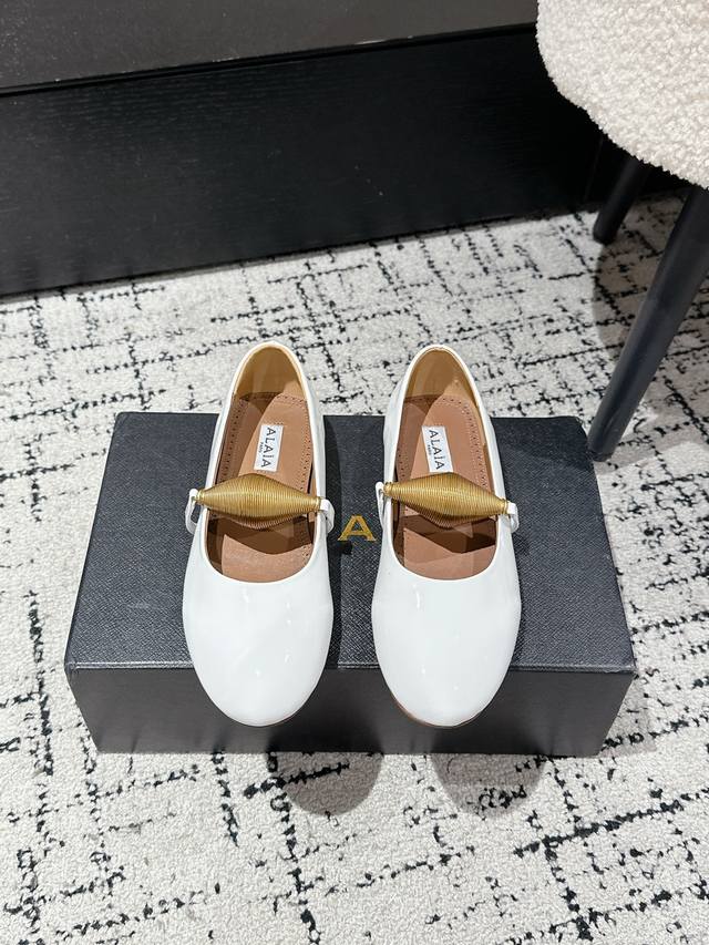 Alaia 25 Aw New Arrival Alaia Personalized Spring Hardware Buckle Mary Jane Shoe