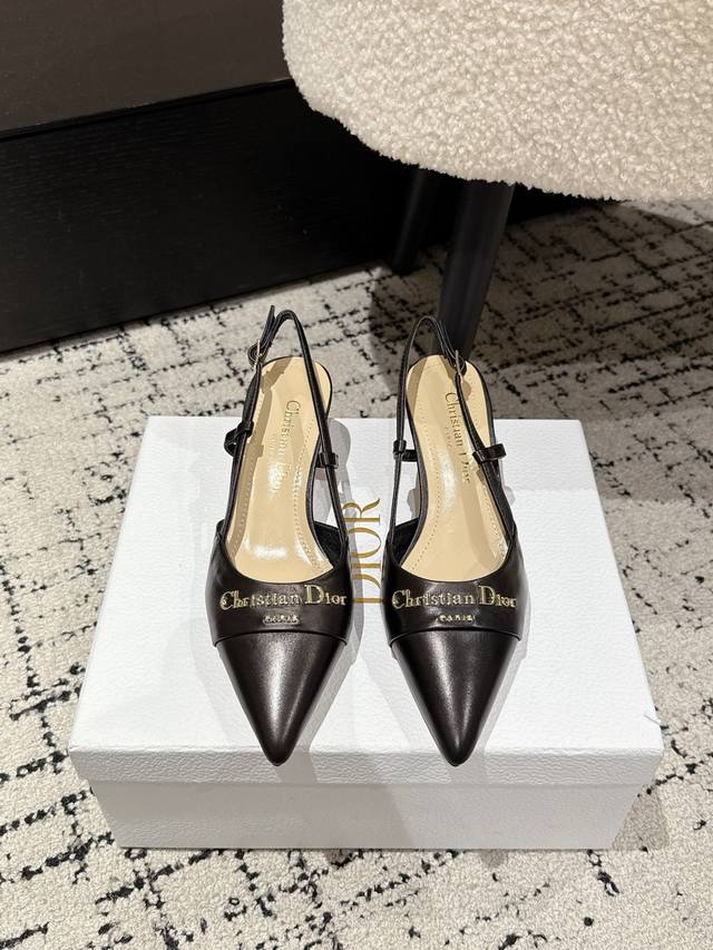 Sandals Single Shoes Dior 25 Dior Spring and Summer New Products Steel Stamped