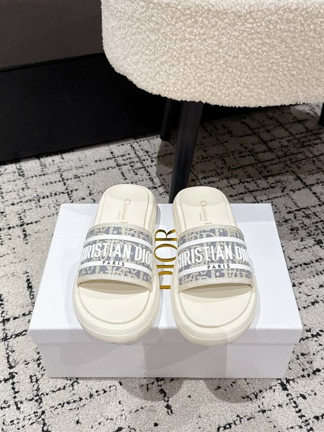 top version for women Dior 25 latest summer Velcro sandals Cute and elegant ori