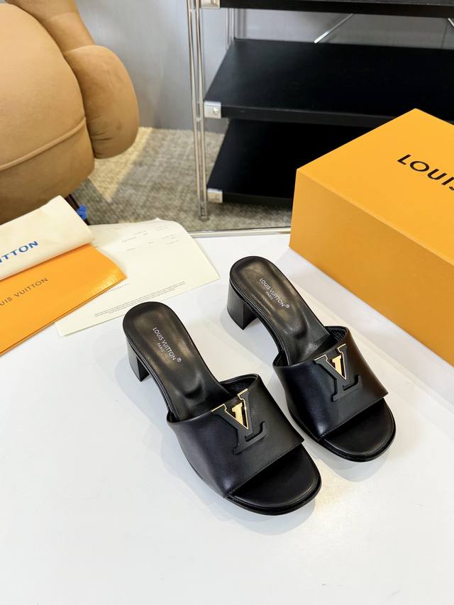 Factory P price Louis Vuitton women's spring and summer new sandals Lv Sunset C