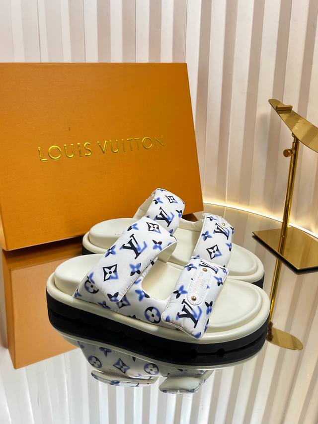Lv Chubby Sexy Slippers Couple Style Louis Vuitton Lv 25Ss Early Spring Couple S