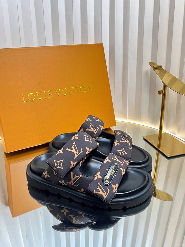 Lv Chubby Sexy Slippers Couple Style Louis Vuitton Lv 25Ss Early Spring Couple S