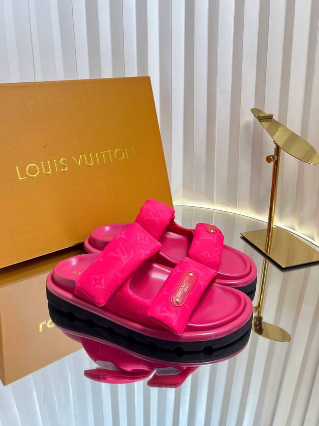 Lv Chubby Sexy Slippers Couple Style Louis Vuitton Lv 25Ss Early Spring Couple S