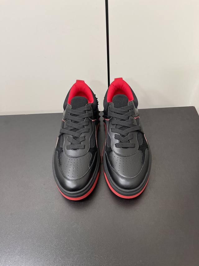 Men's Christian Louboutin Cl rivet red-soled shoes Astroloubi series couple casu