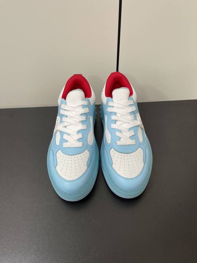 Men's Christian Louboutin Cl rivet red-soled shoes Astroloubi series couple casu