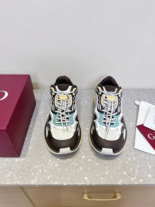 Gucci Gucci 25Ss hot new couple style retro sneakers dad shoes This Gucci 2.0 re