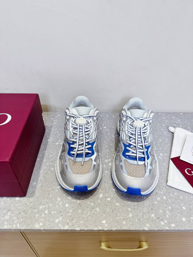 Gucci Gucci 25Ss new couple style retro sneakers dad shoes This Gucci 2.0 reinte