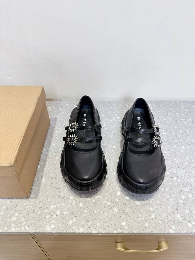 Rombaut niche fashion brand 25Ss spring and summer new thick-soled casual Mary J