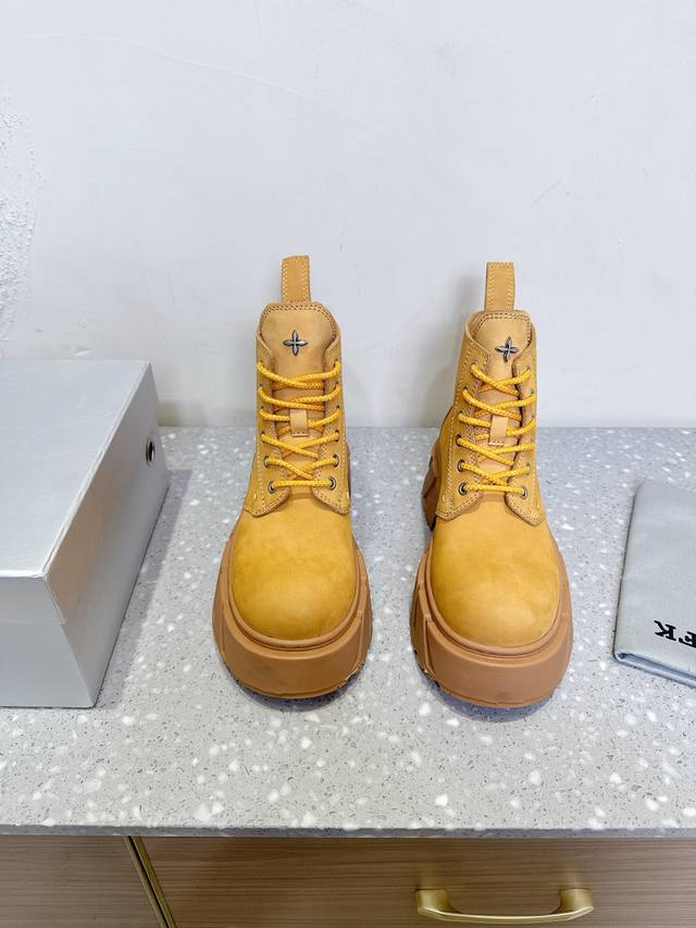 Smfk Niche fashion brand 25Ss new hot-selling thick-soled casual shoes Martin bo