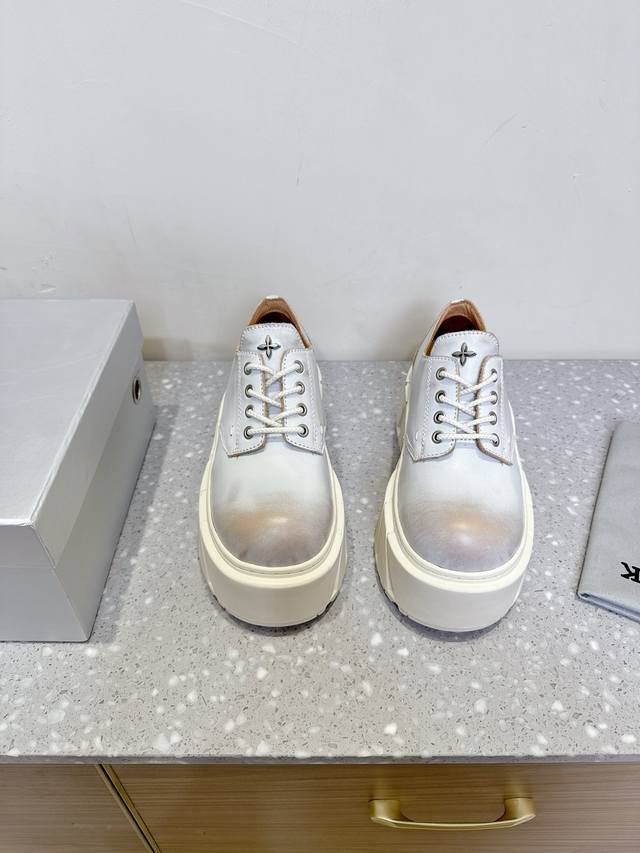Smfk Niche fashion brand 25Ss new hot-selling thick-soled casual shoes Derby sho