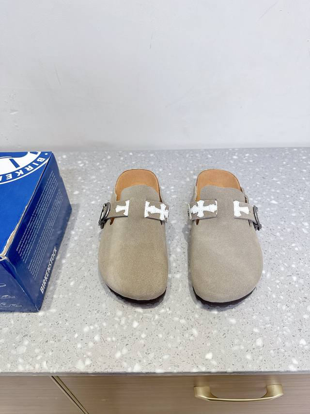 Chrome Hearts 25Ss Spring and Summer New Birken Casual Half Slippers Ergonomic d